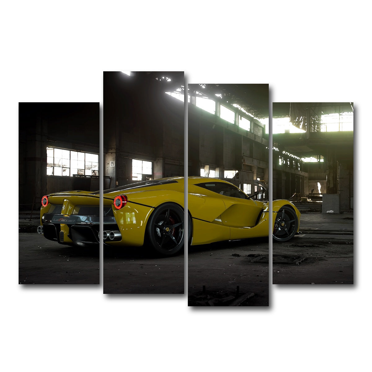 AUTO-MOCKUP WHITE | Lie Dormant | 4 Piece | Gallery Wrap Canvas | group=4_normal