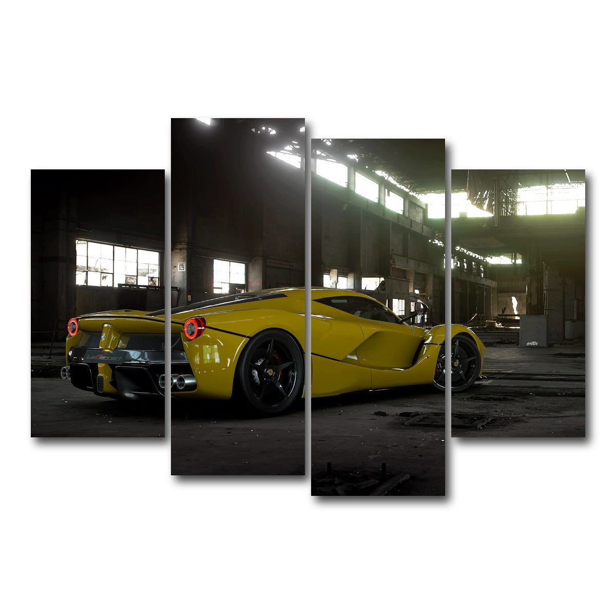 AUTO-MOCKUP WHITE | Lie Dormant | 4 Piece | Gallery Wrap Canvas | group=4_short