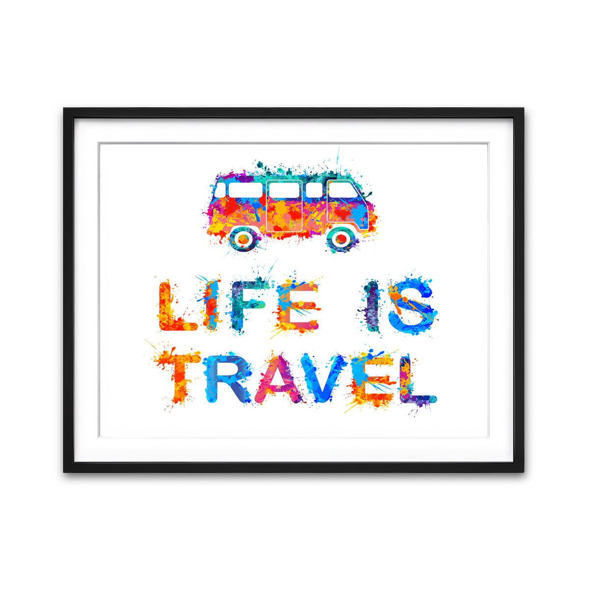 Framed Print 4x3 Black