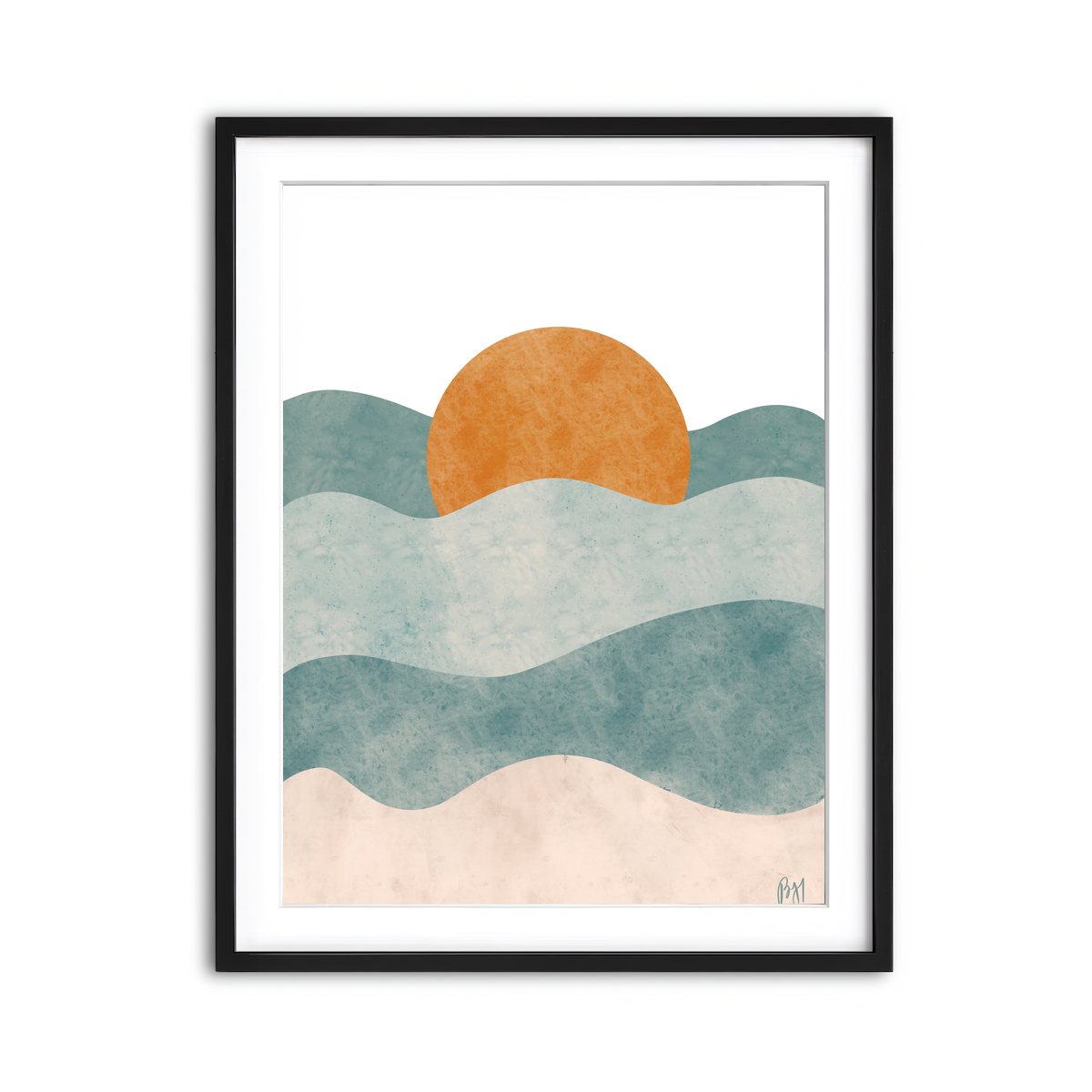 Framed Print 3x4 Black
