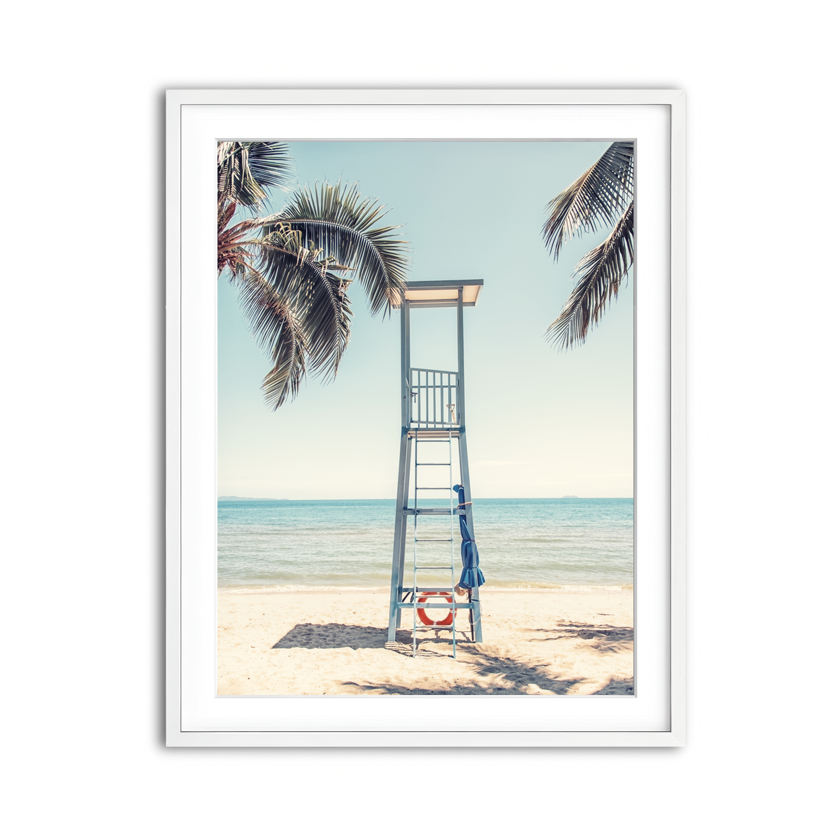 Framed Print 3x4 White