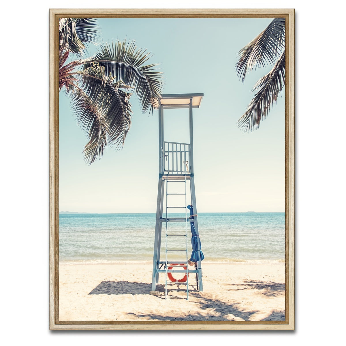 AUTO-MOCKUP WHITE | Lifeguard Stand | 1 Piece | Natural Framed Canvas | group=3x4