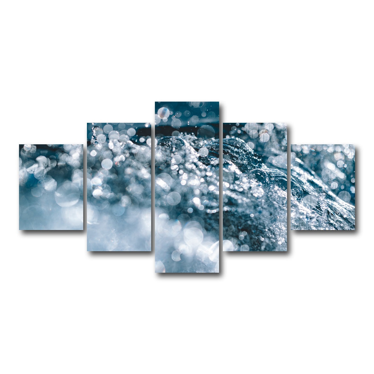 AUTO-MOCKUP WHITE | Light Drops | 5 Piece | Gallery Wrap Canvas | group=5_short