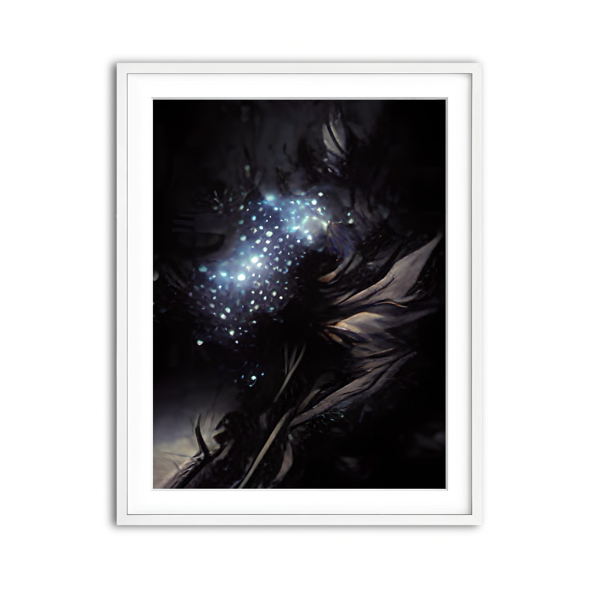 Framed Print 3x4 White