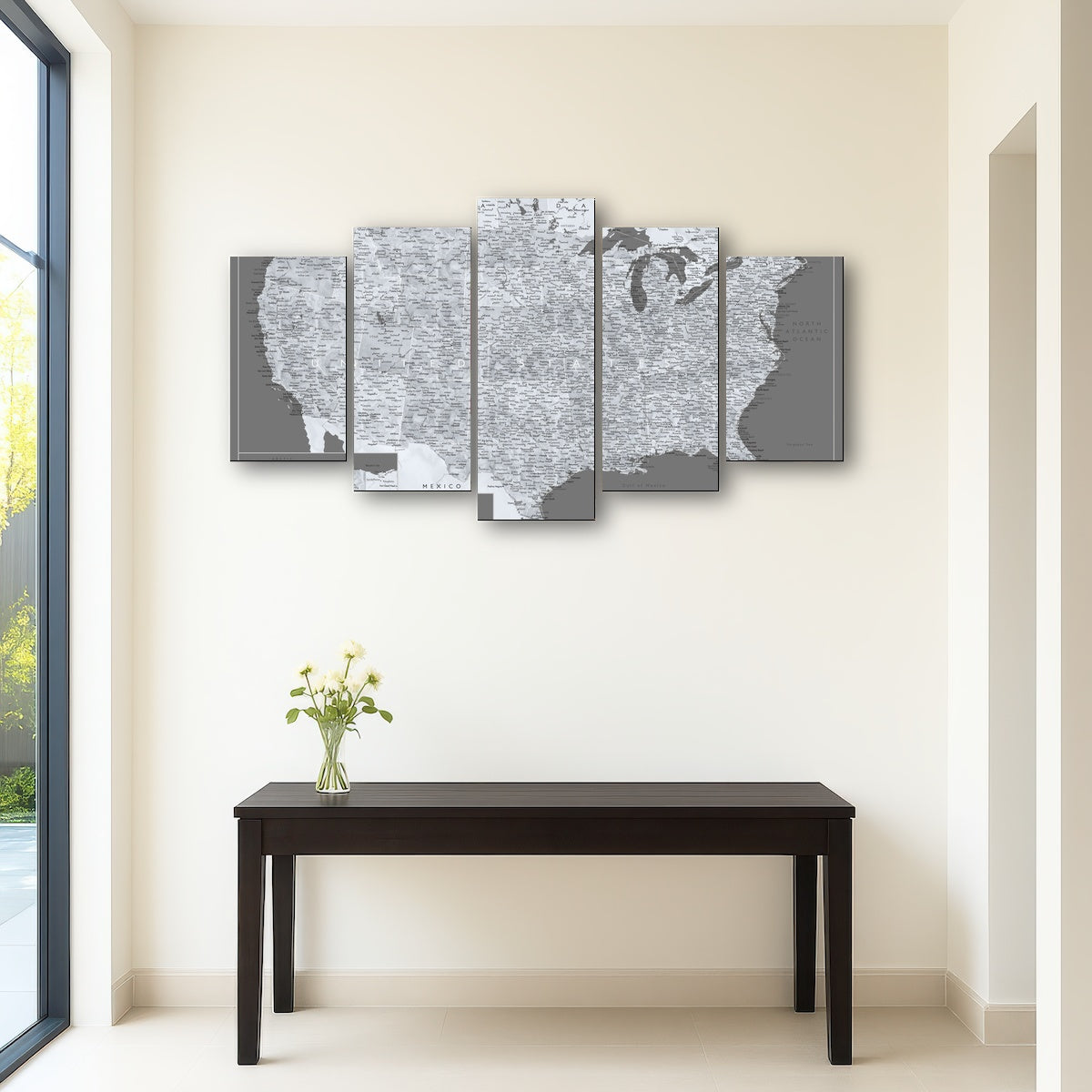 AUTO-MOCKUP ROOM | Light US Map