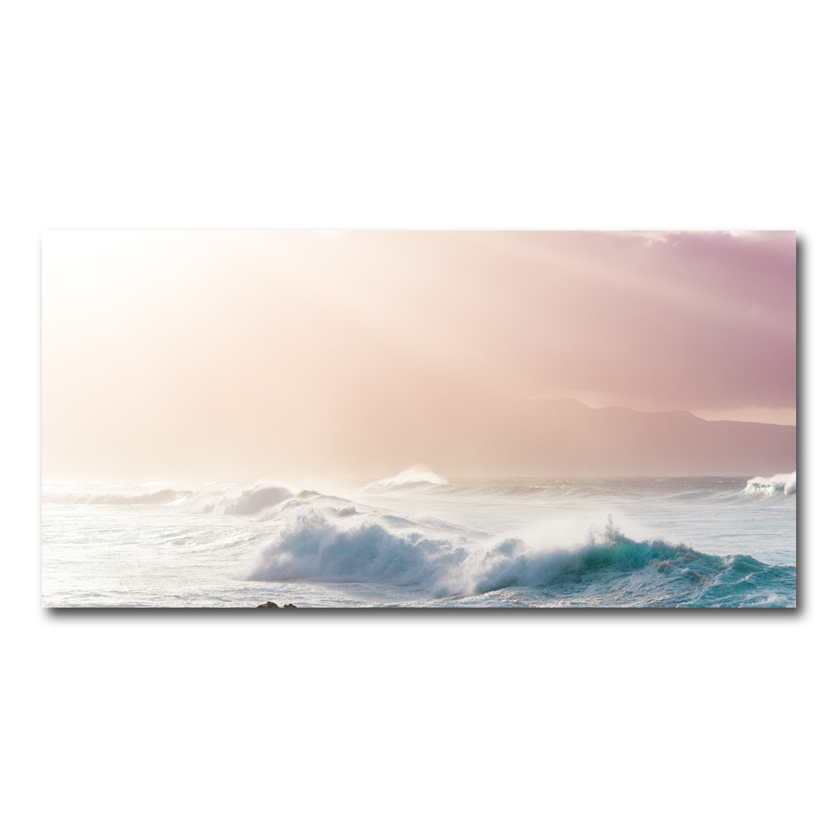 AUTO-MOCKUP WHITE | Light Waves | 1 Piece | Gallery Wrap Canvas | group=2x1