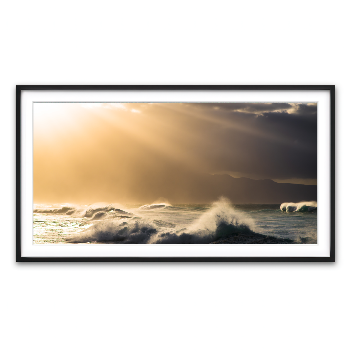 Framed Print 2x1 Black