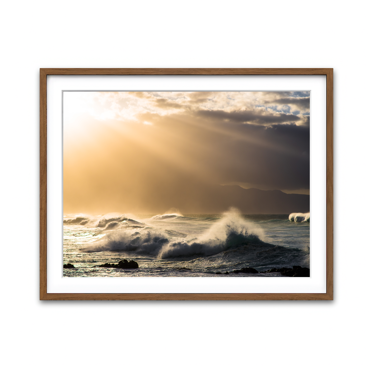 Framed Print 4x3 Walnut