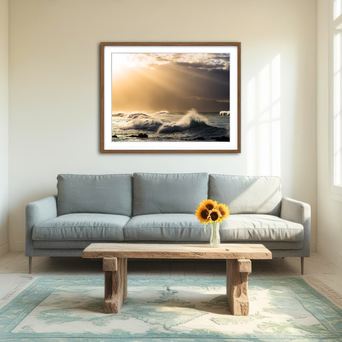 AUTO-MOCKUP ROOM | Light in Darkness Wall Art