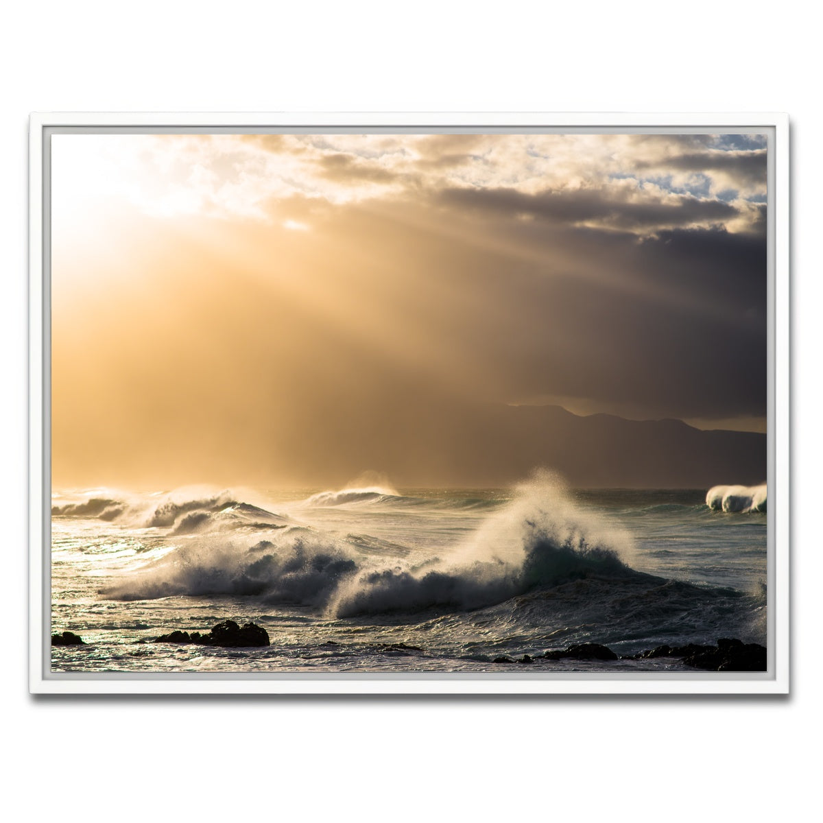 AUTO-MOCKUP WHITE | Light in Darkness | 1 Piece | White Framed Canvas | group=4x3