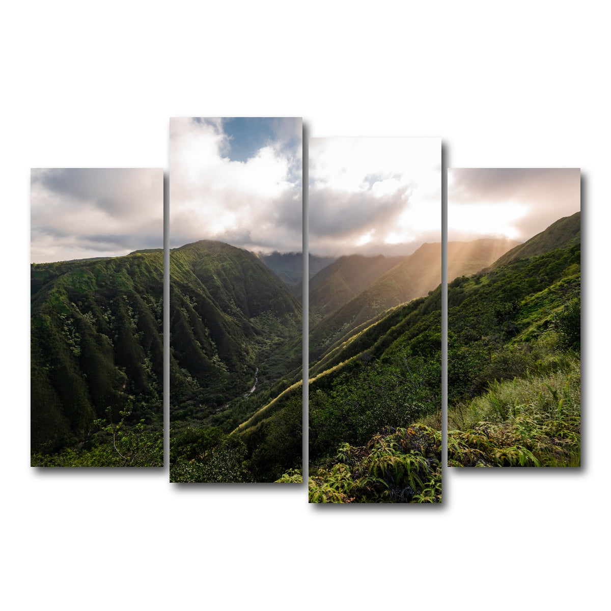 AUTO-MOCKUP WHITE | Light in the Valley | 4 Piece | Gallery Wrap Canvas | group=4_normal