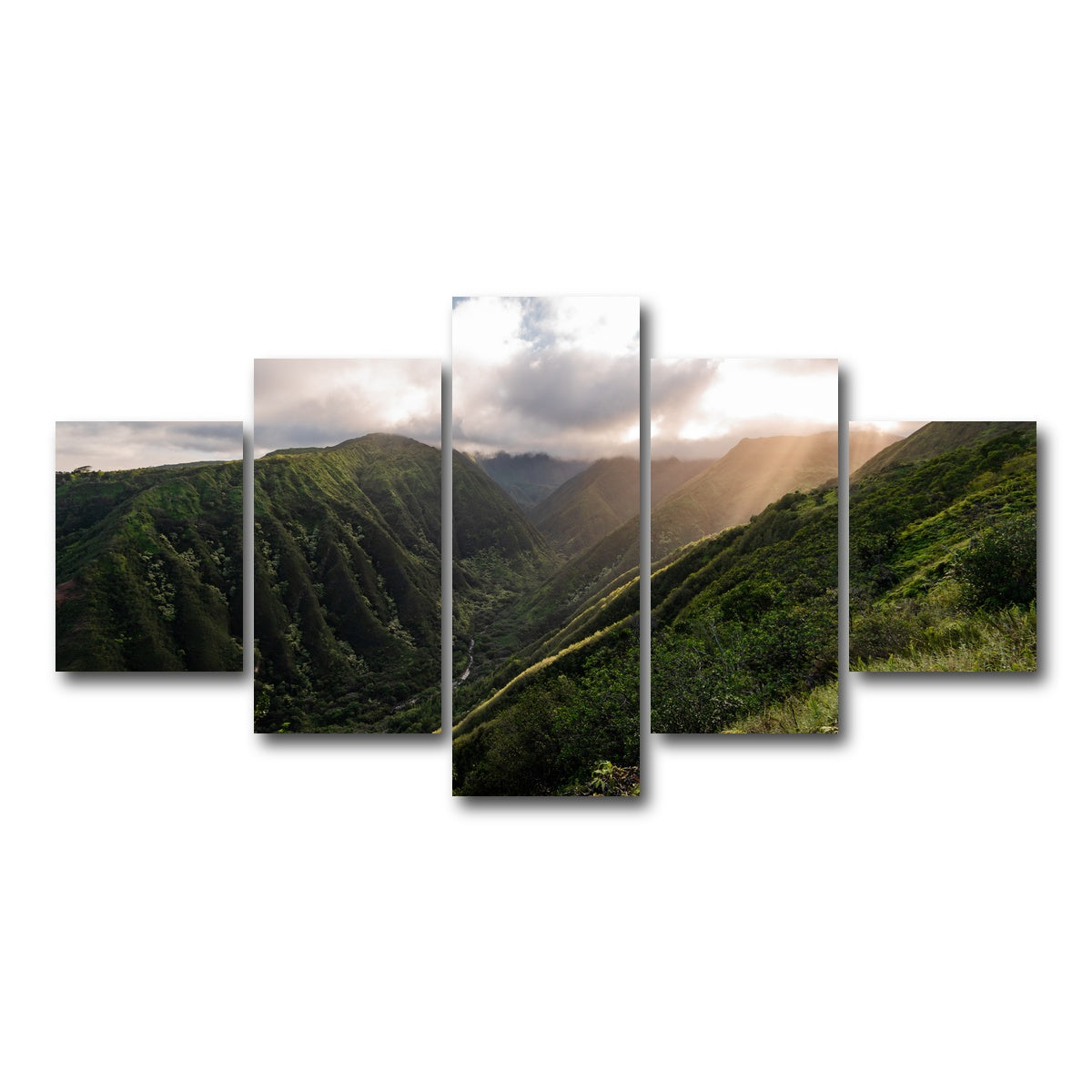 AUTO-MOCKUP WHITE | Light in the Valley | 5 Piece | Gallery Wrap Canvas | group=5_short