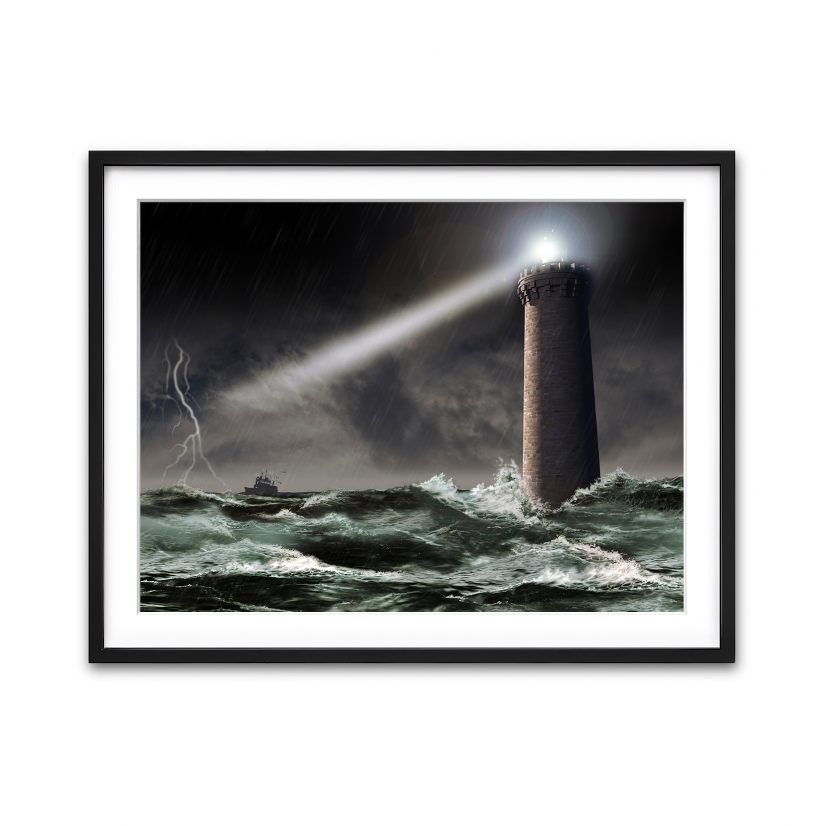 Framed Print 4x3 Black