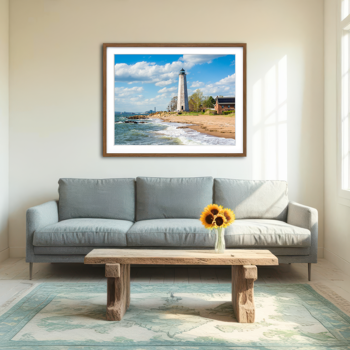 AUTO-MOCKUP ROOM | Lighthouse Point Park Wall Art