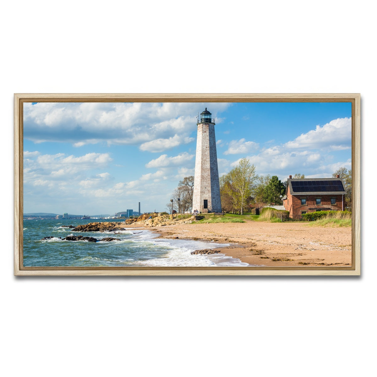 AUTO-MOCKUP WHITE | Lighthouse Point Park | 1 Piece | Natural Framed Canvas | group=2x1