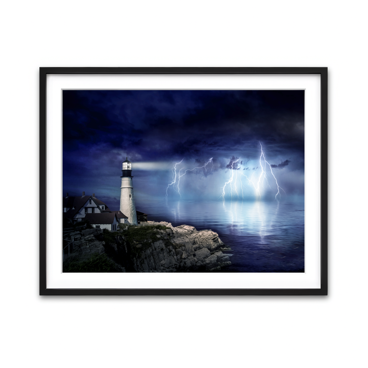 Framed Print 4x3 Black