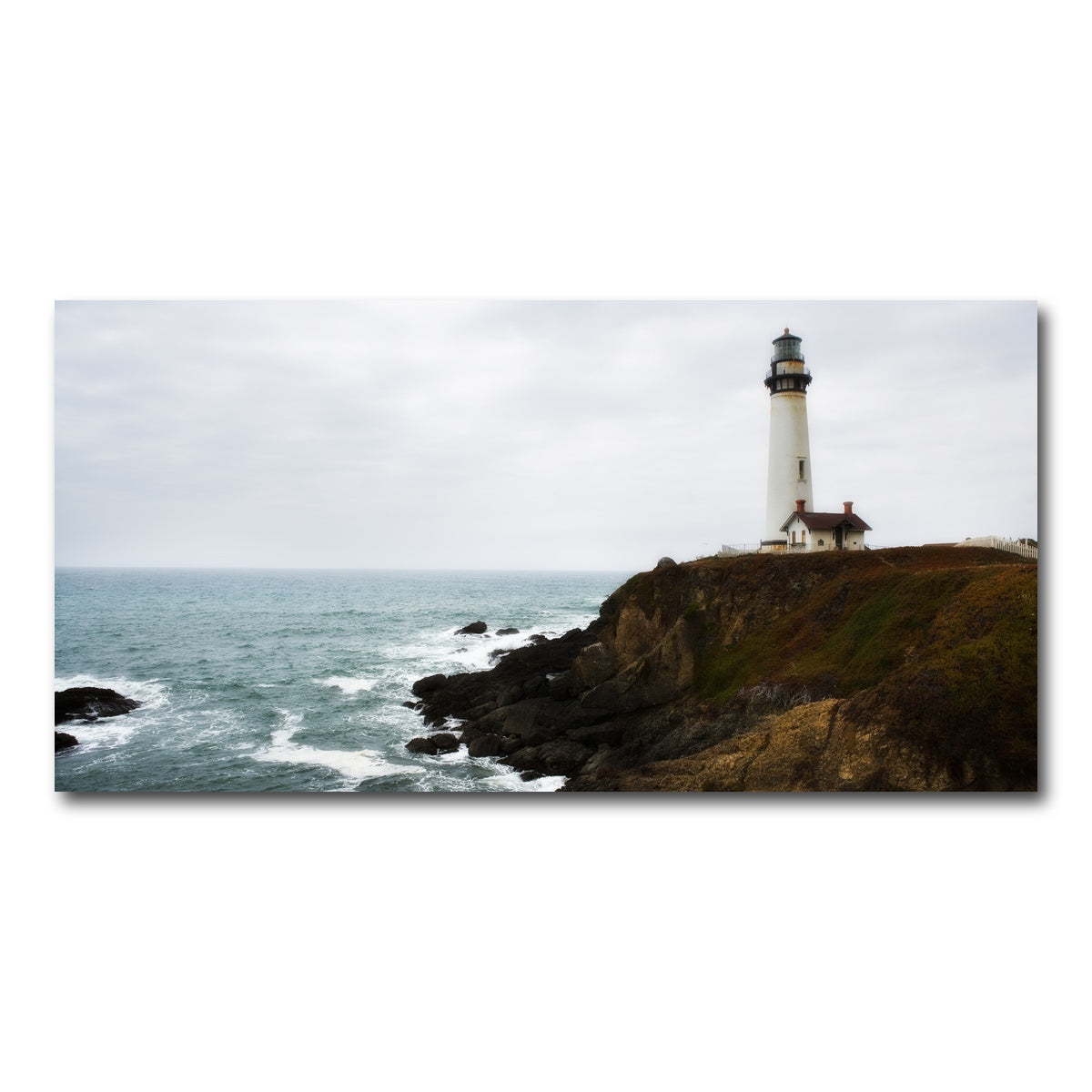 AUTO-MOCKUP WHITE | Lighthouse along highway | 1 Piece | Gallery Wrap Canvas | group=2x1