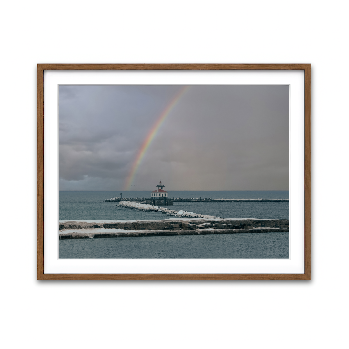 Framed Print 4x3 Walnut