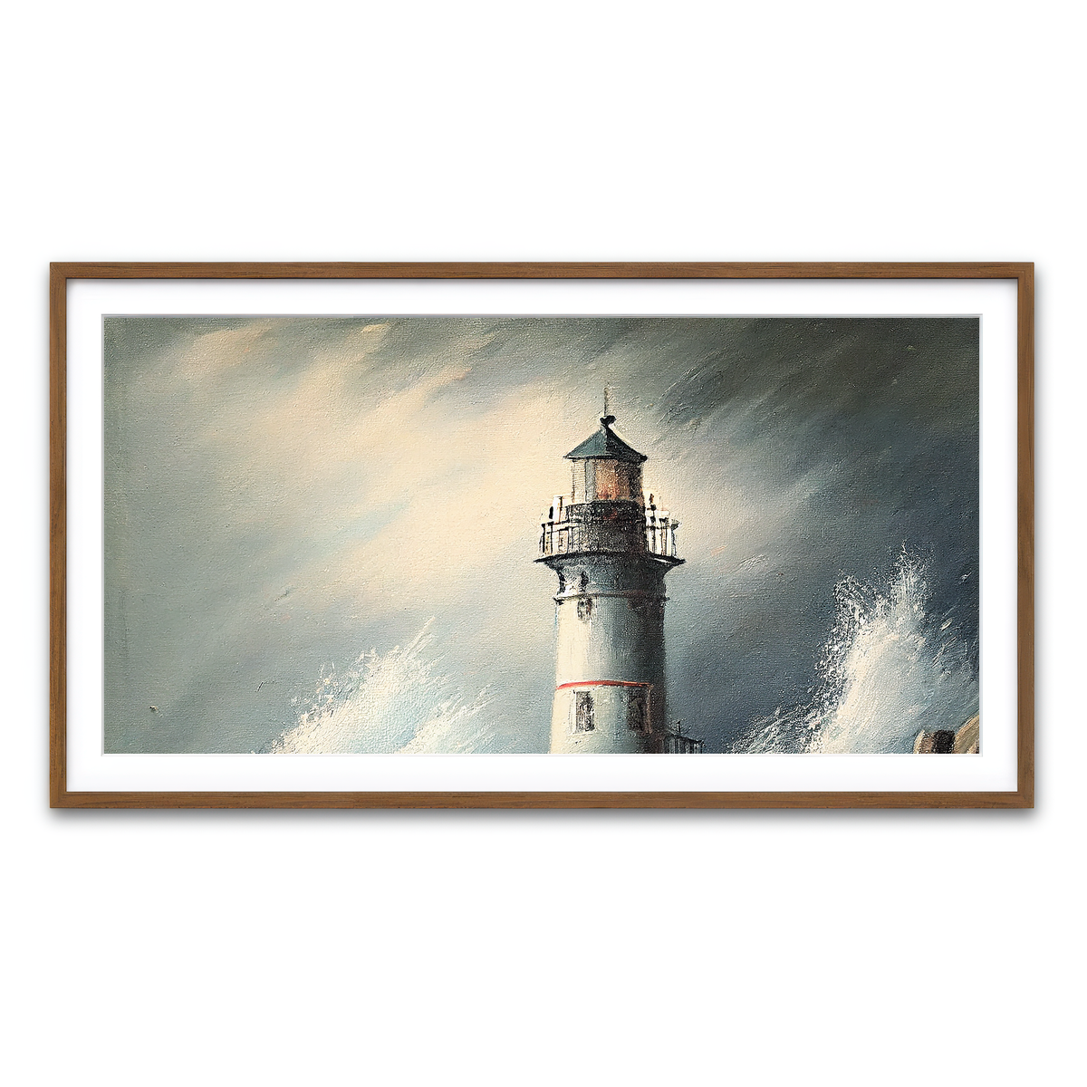 Framed Print 2x1 Walnut