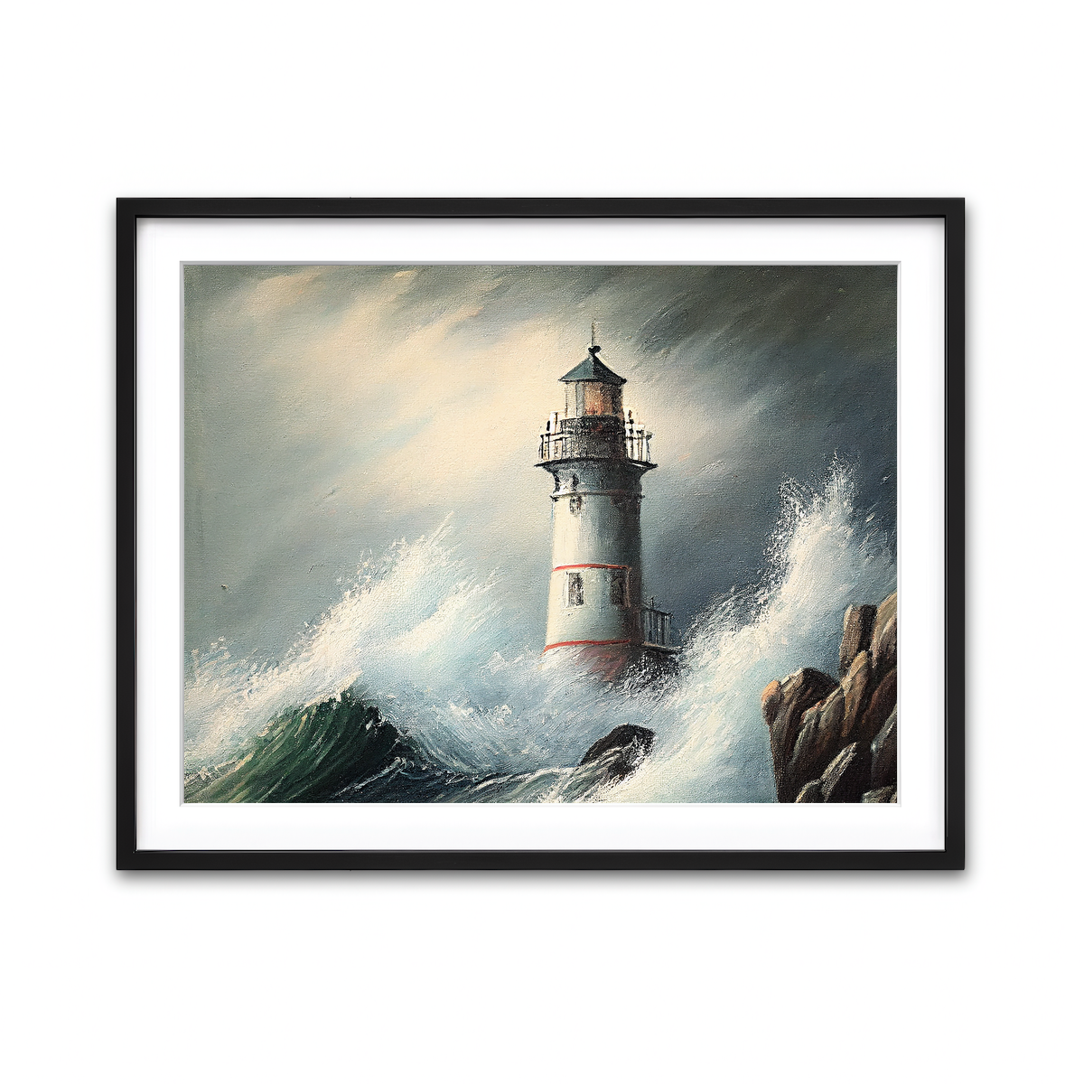Framed Print 4x3 Black
