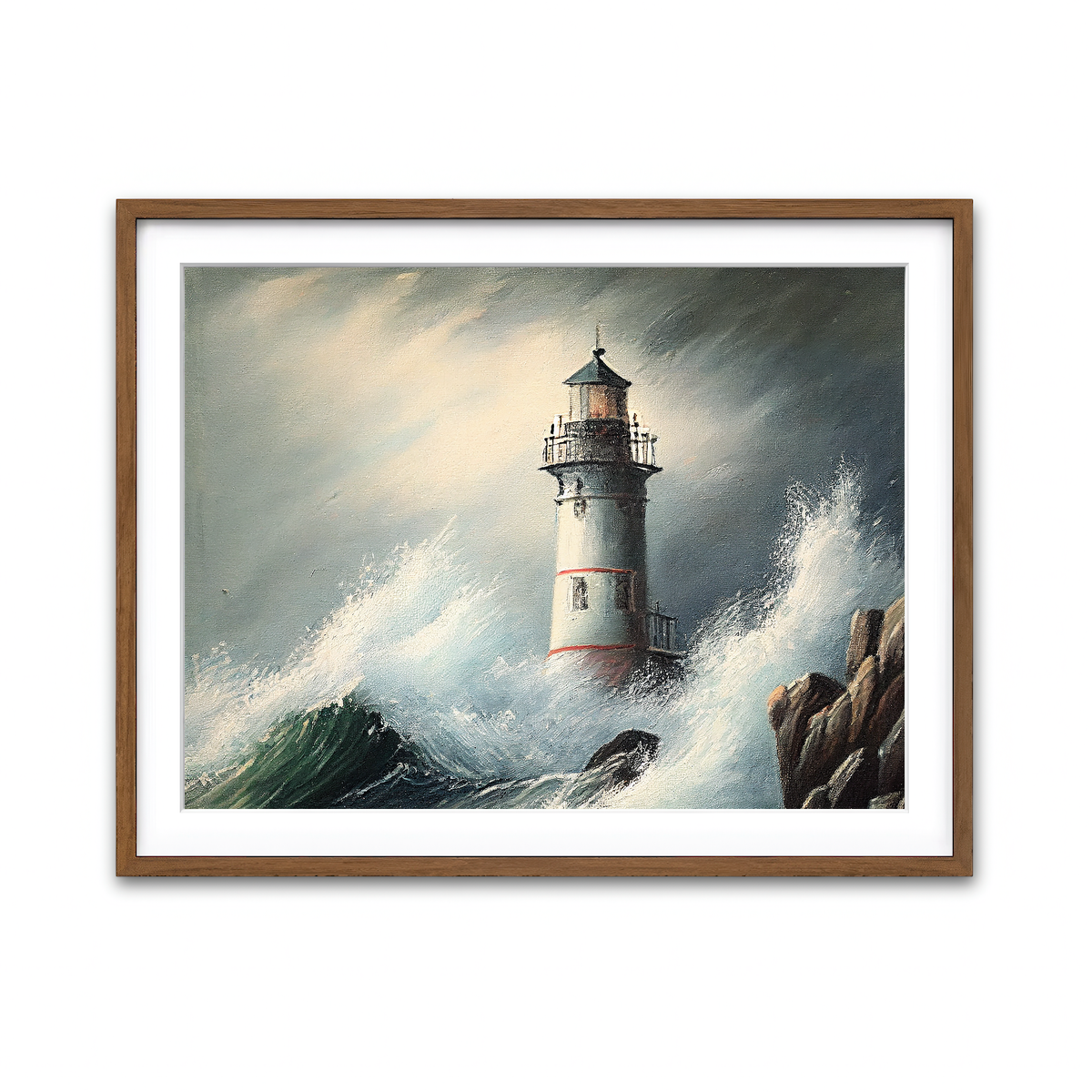 Framed Print 4x3 Walnut