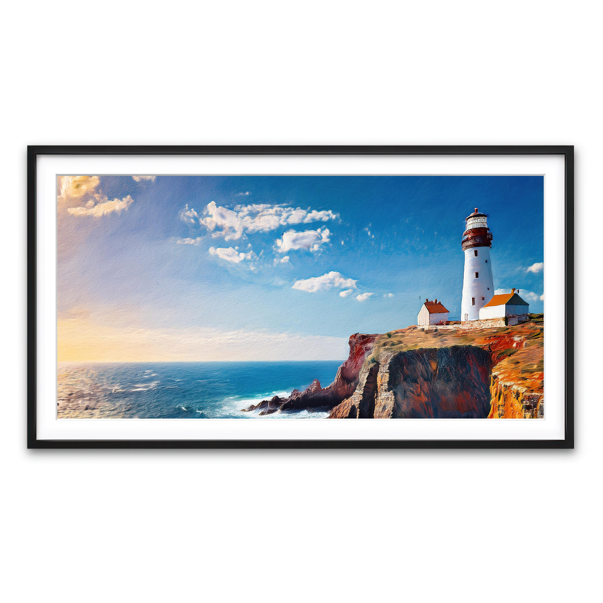 Framed Print 2x1 Black