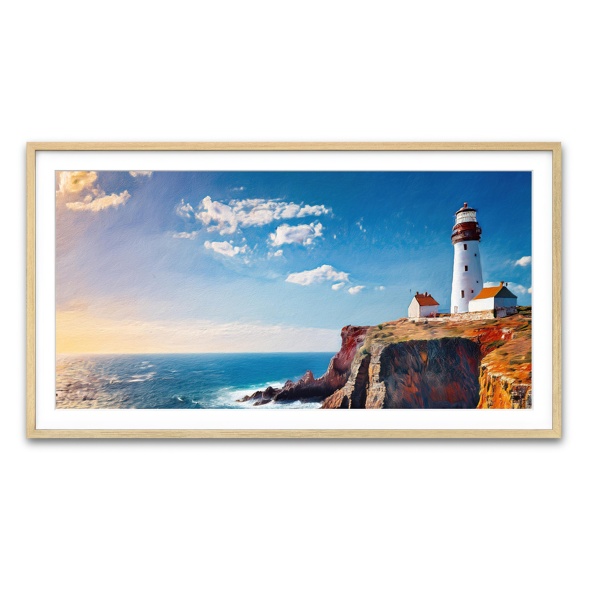 Framed Print 2x1 Natural