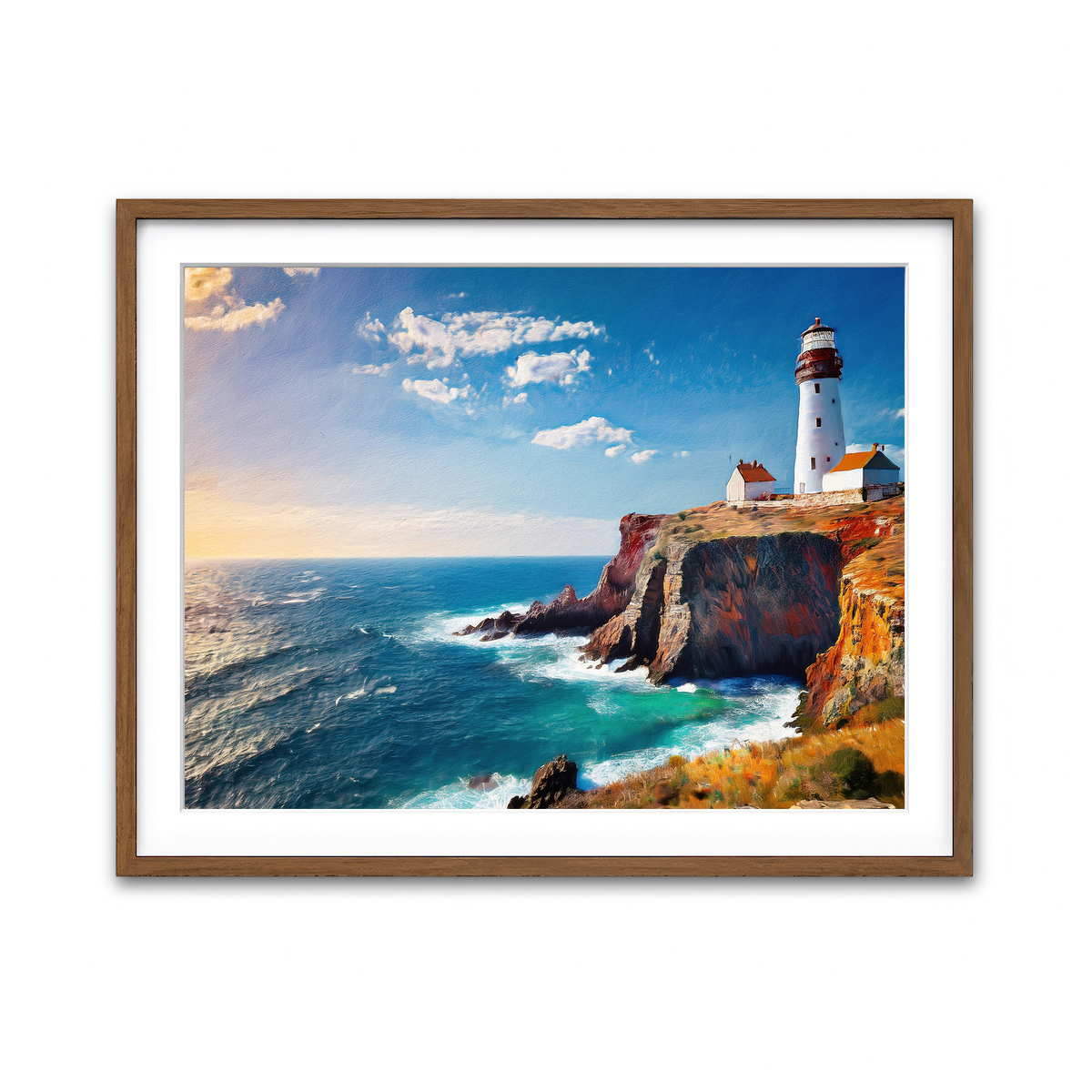 Framed Print 4x3 Walnut