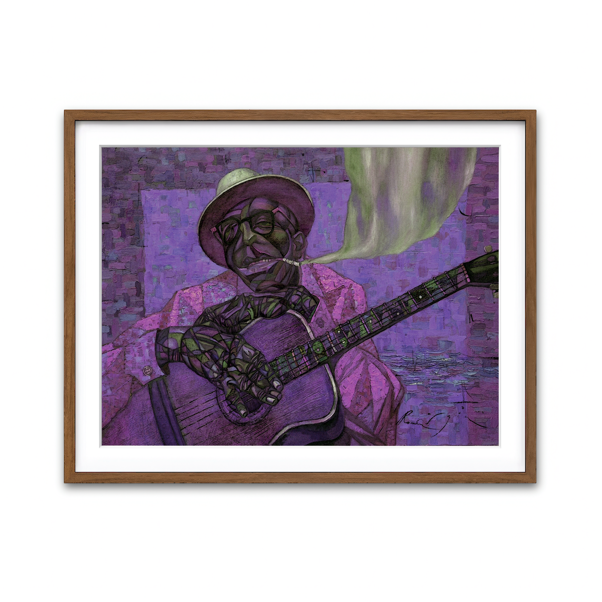 Framed Print 4x3 Walnut