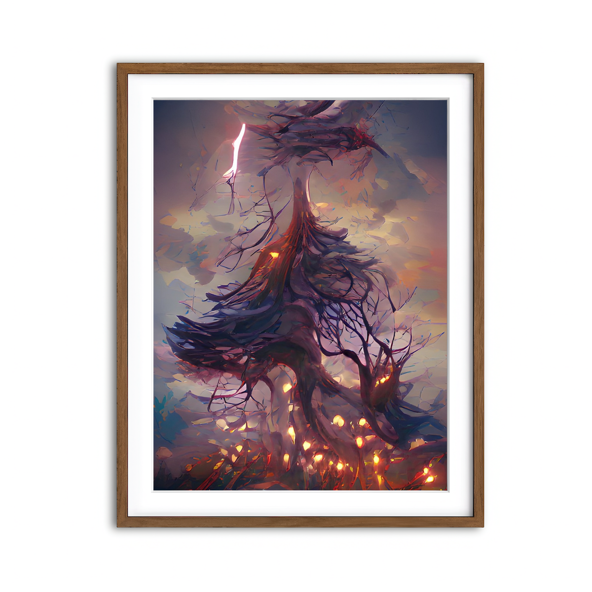 Framed Print 3x4 Walnut