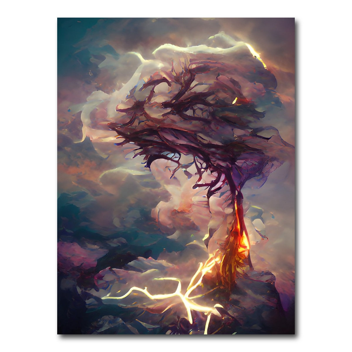 AUTO-MOCKUP WHITE | Lightning | 1 Piece | Gallery Wrap Canvas | group=3x4