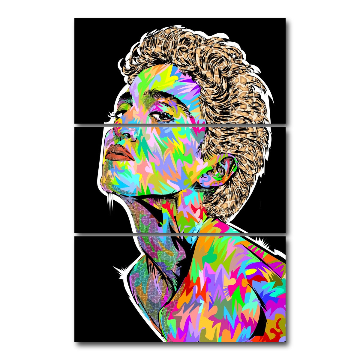 AUTO-MOCKUP WHITE | Like A Virgin | 3 Piece | Gallery Wrap Canvas | group=12x24_stacked