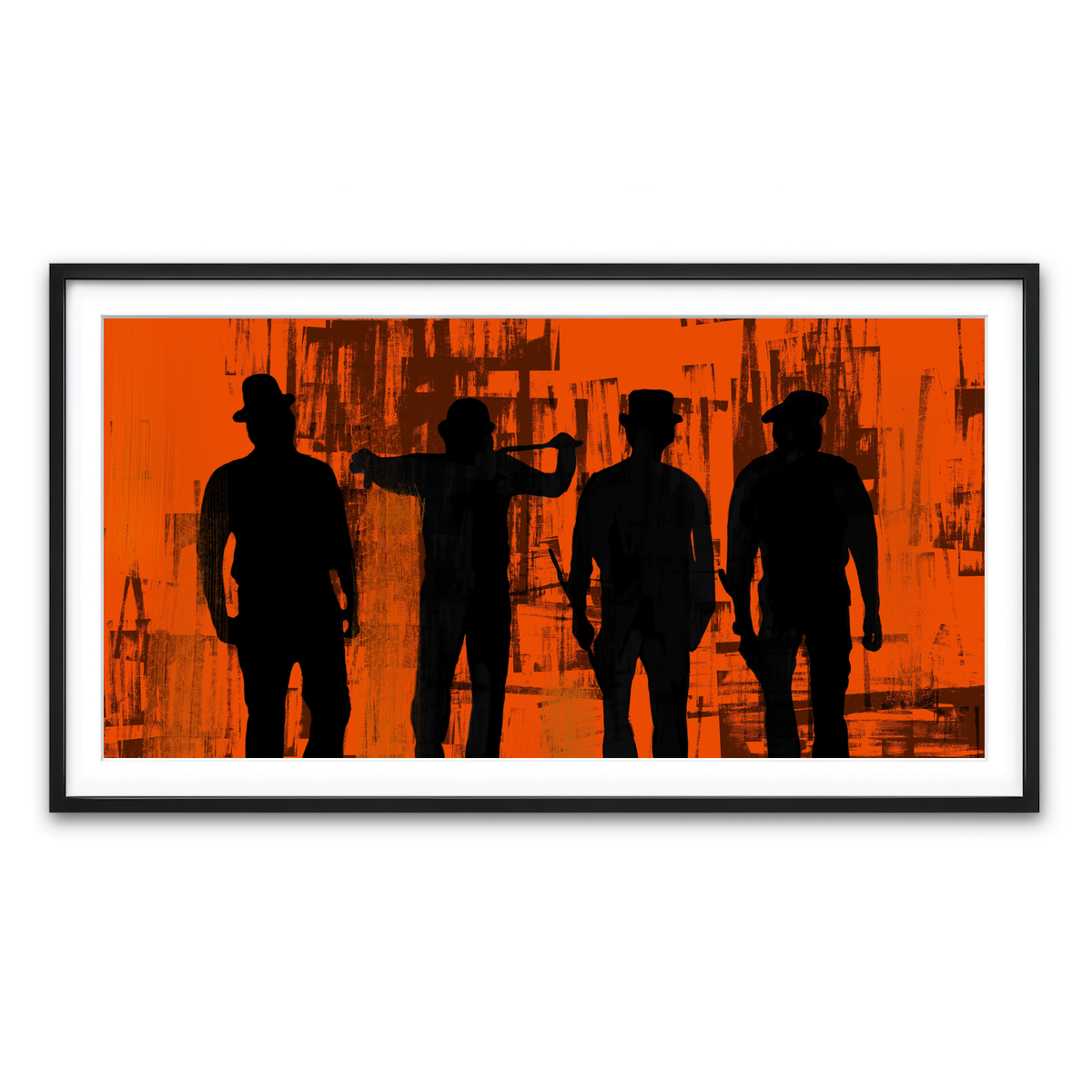 Framed Print 2x1 Black