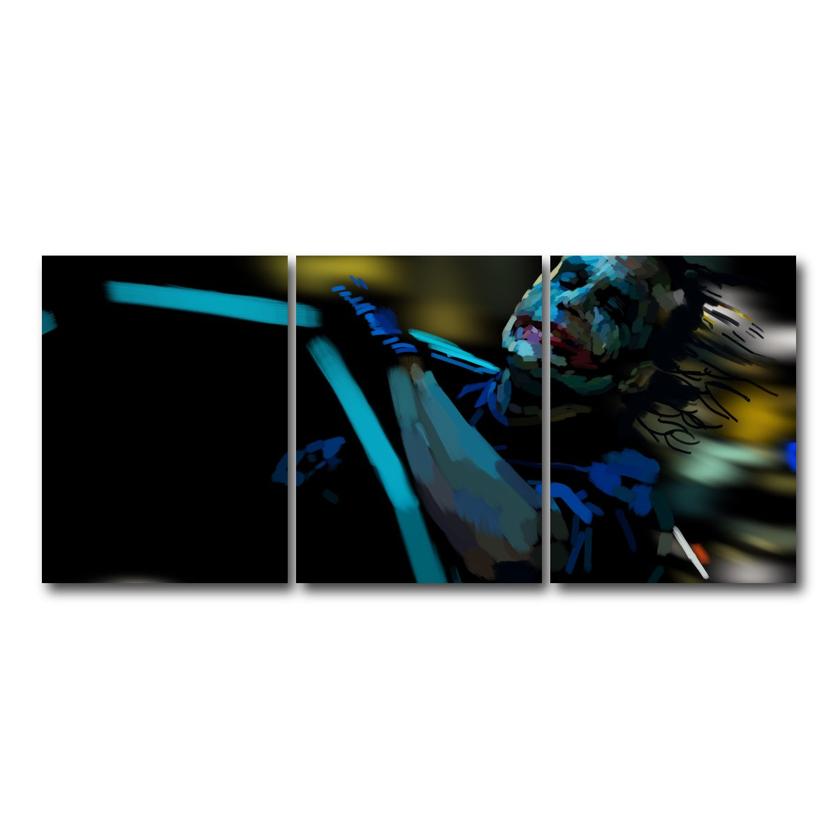 AUTO-MOCKUP WHITE | Like a dog chasing cars | 3 Piece | Gallery Wrap Canvas | group=18x24