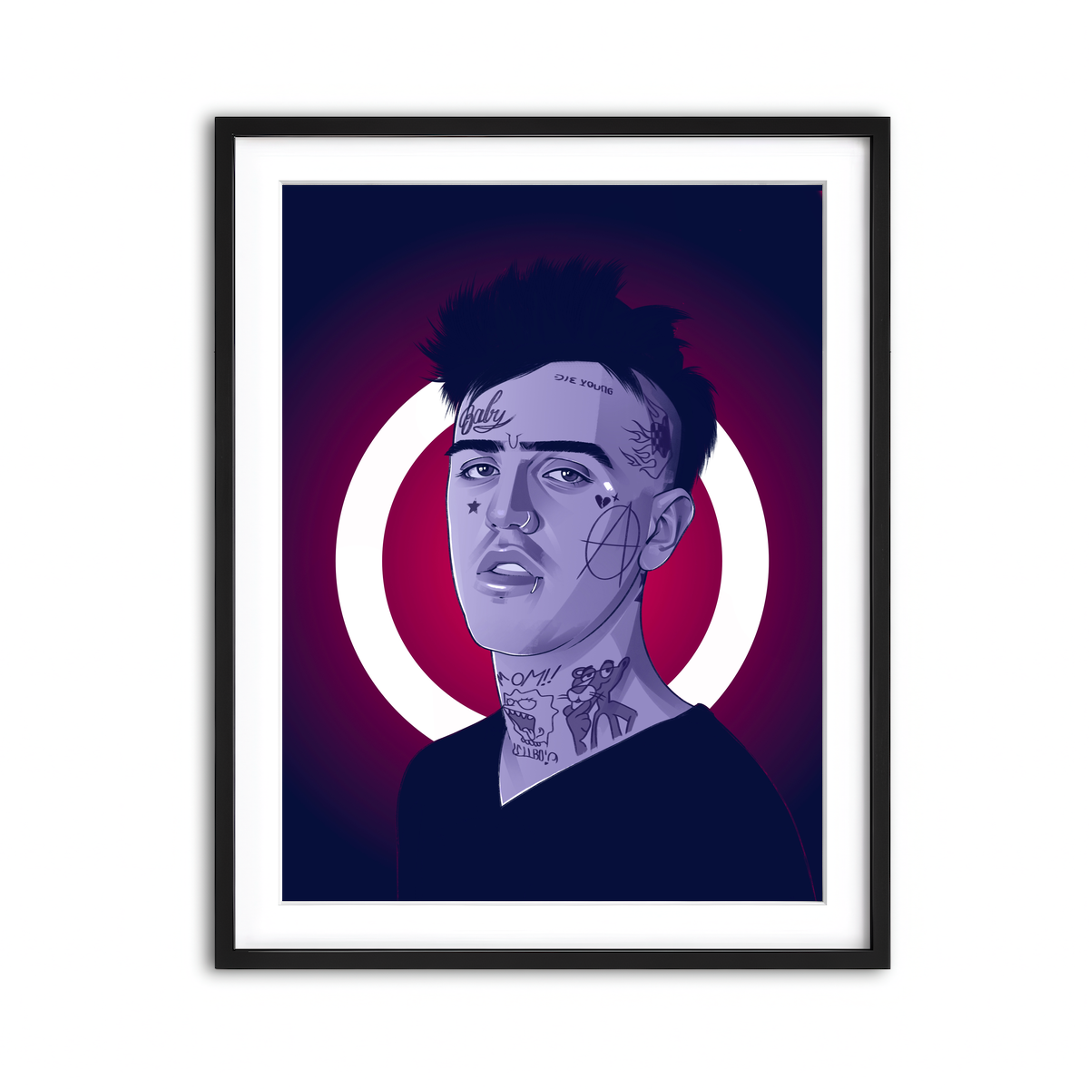 Framed Print 3x4 Black