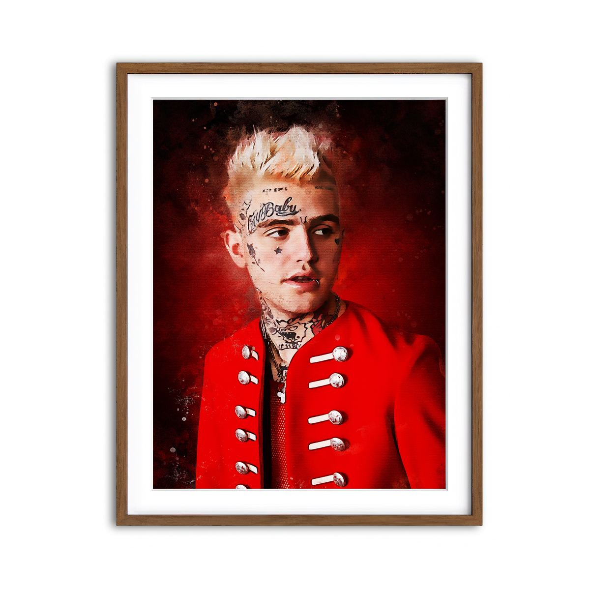 Framed Print 3x4 Walnut