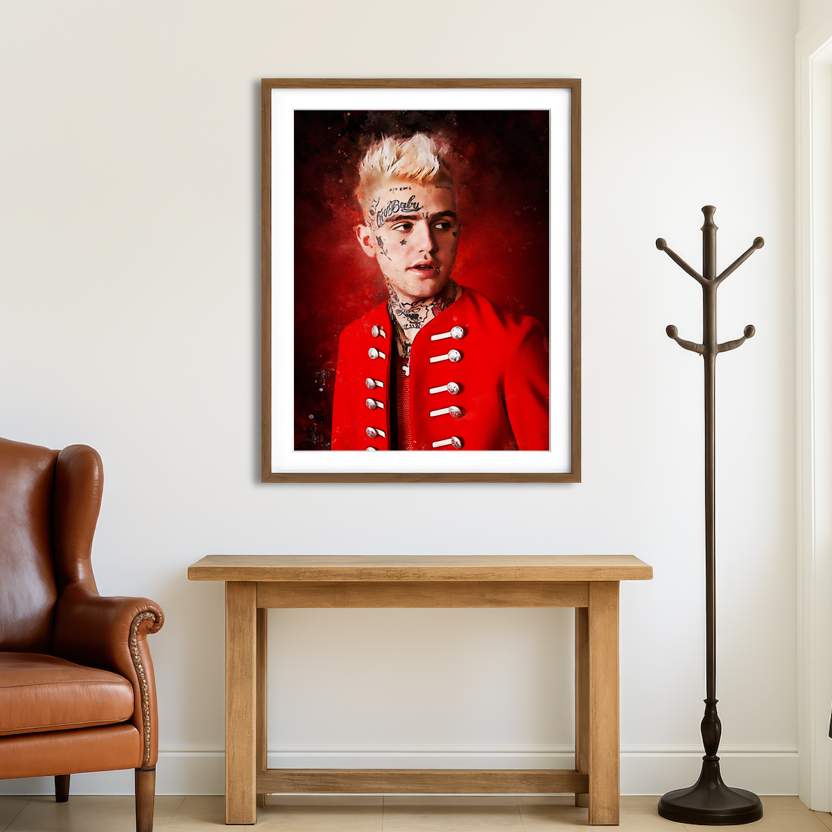 AUTO-MOCKUP ROOM | Lil Peep Painting Wall Art