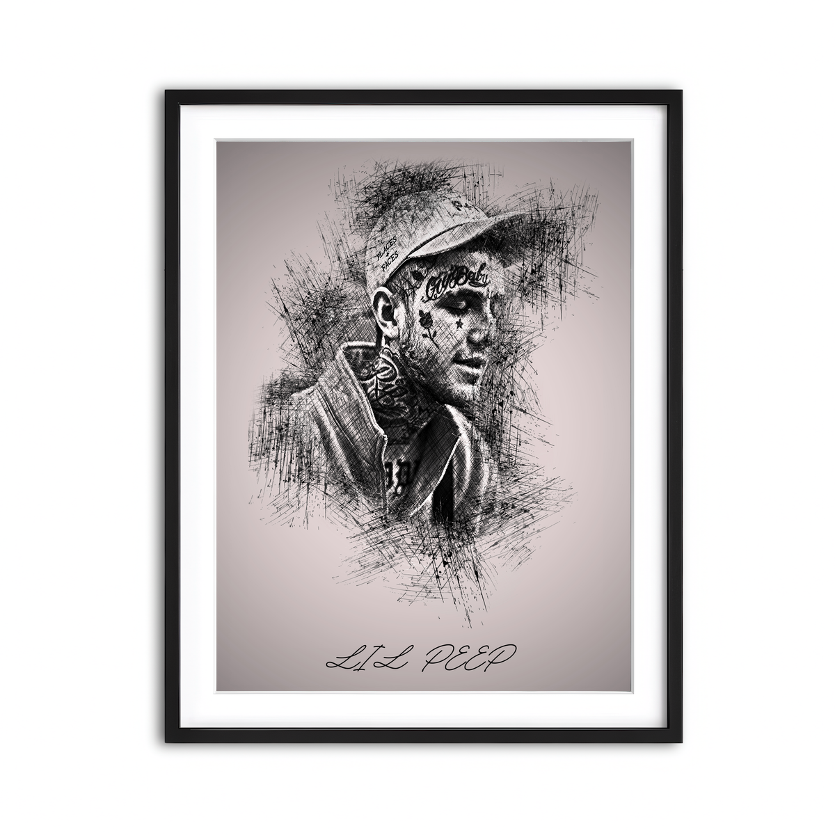 Framed Print 3x4 Black