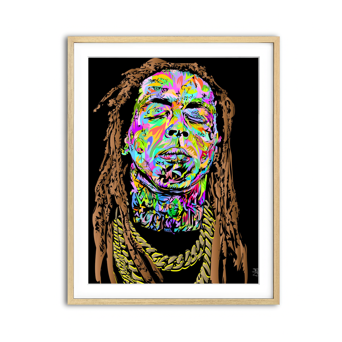 Framed Print 3x4 Natural