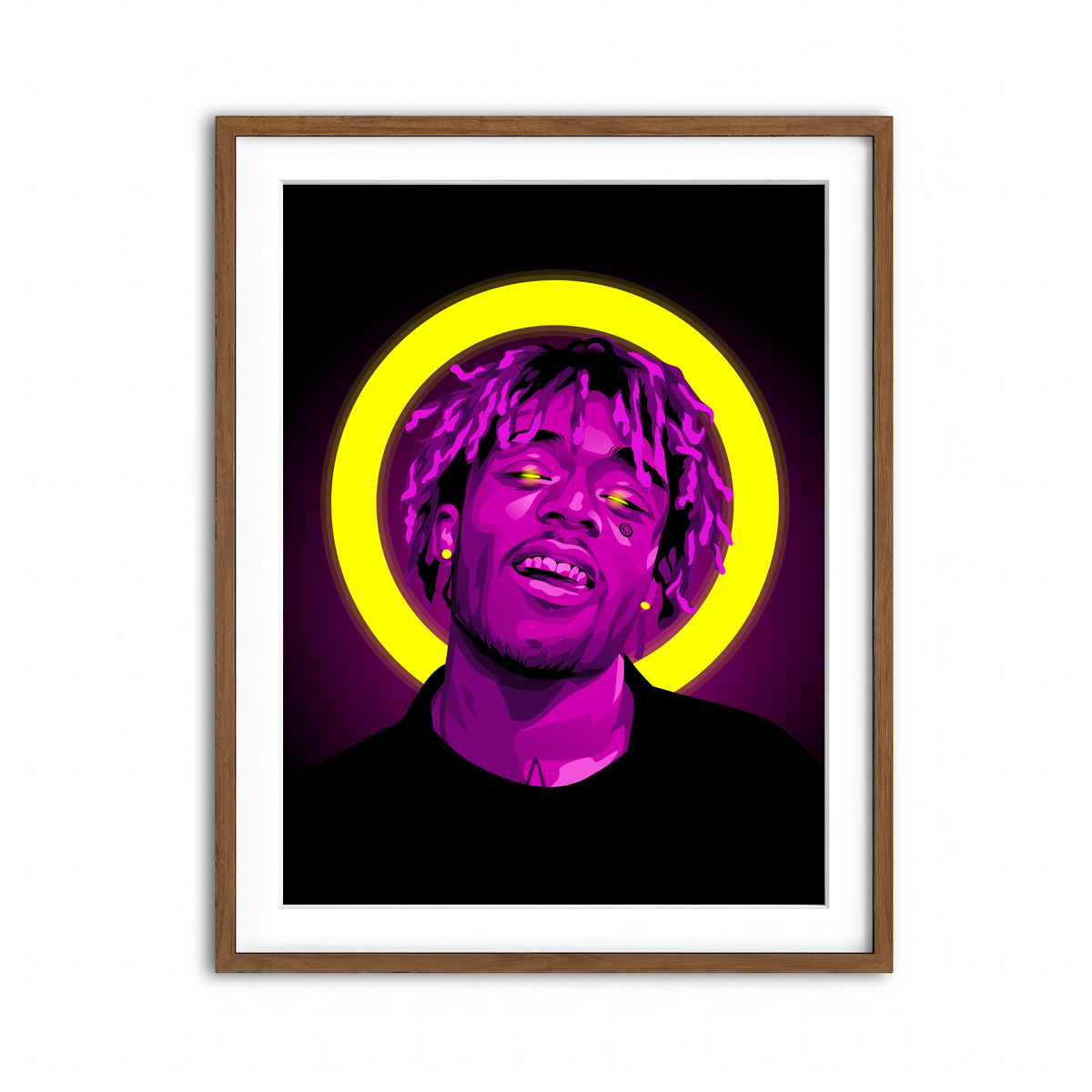 Framed Print 3x4 Walnut