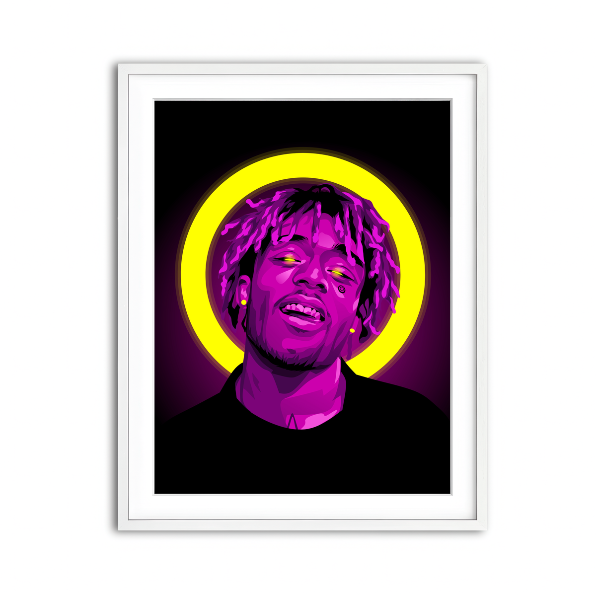 Framed Print 3x4 White