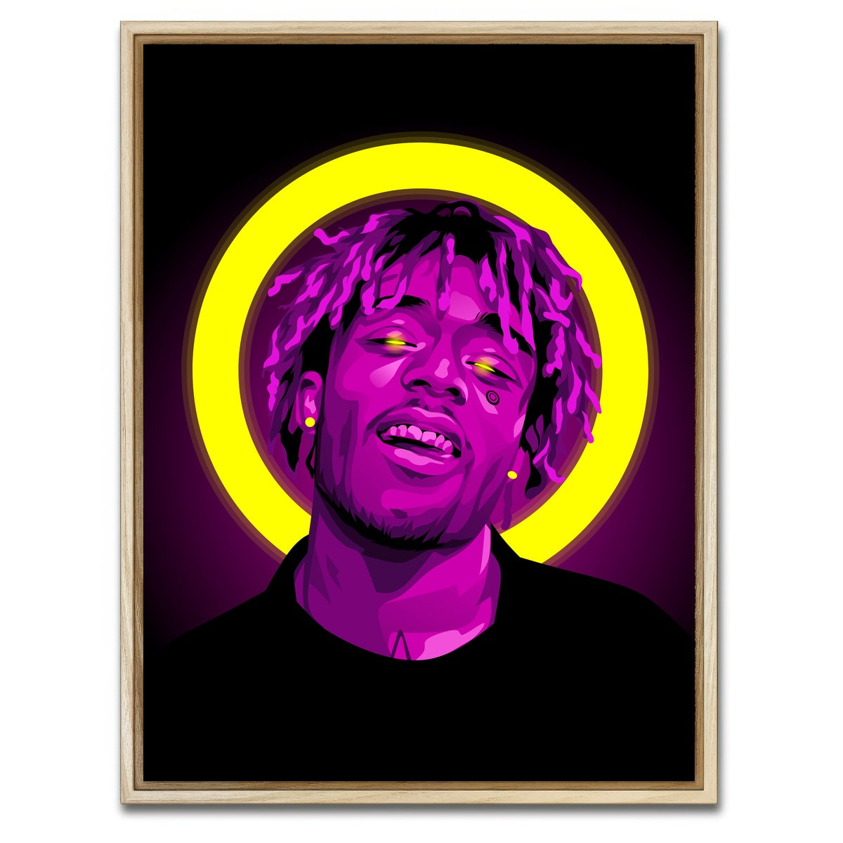 AUTO-MOCKUP WHITE | Lil uzi | 1 Piece | Natural Framed Canvas | group=3x4