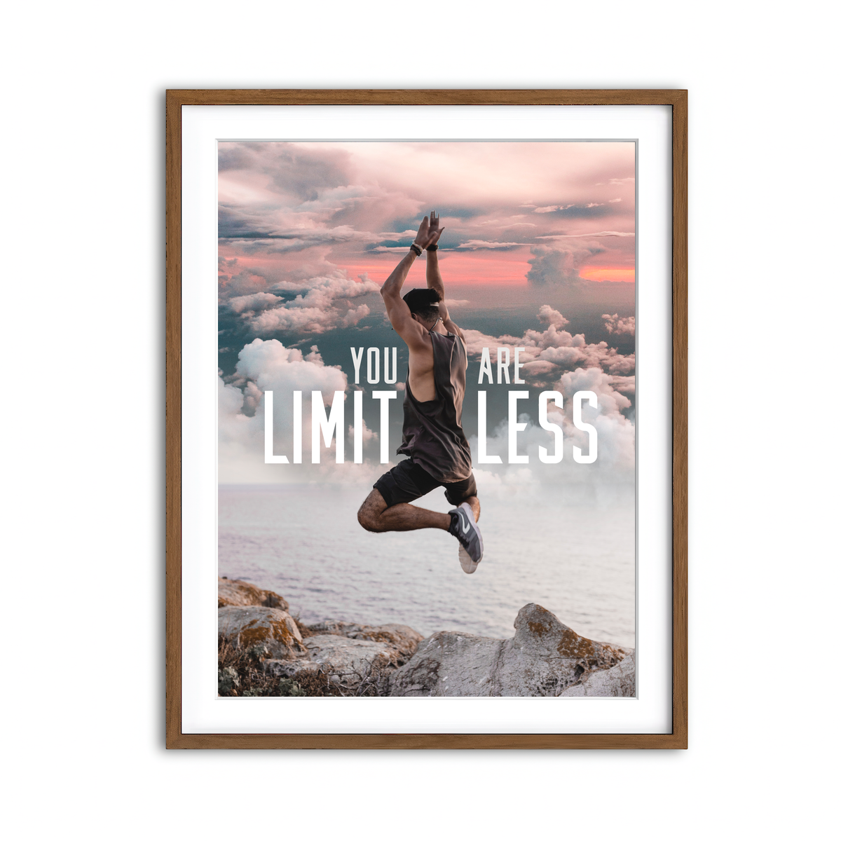 Framed Print 3x4 Walnut