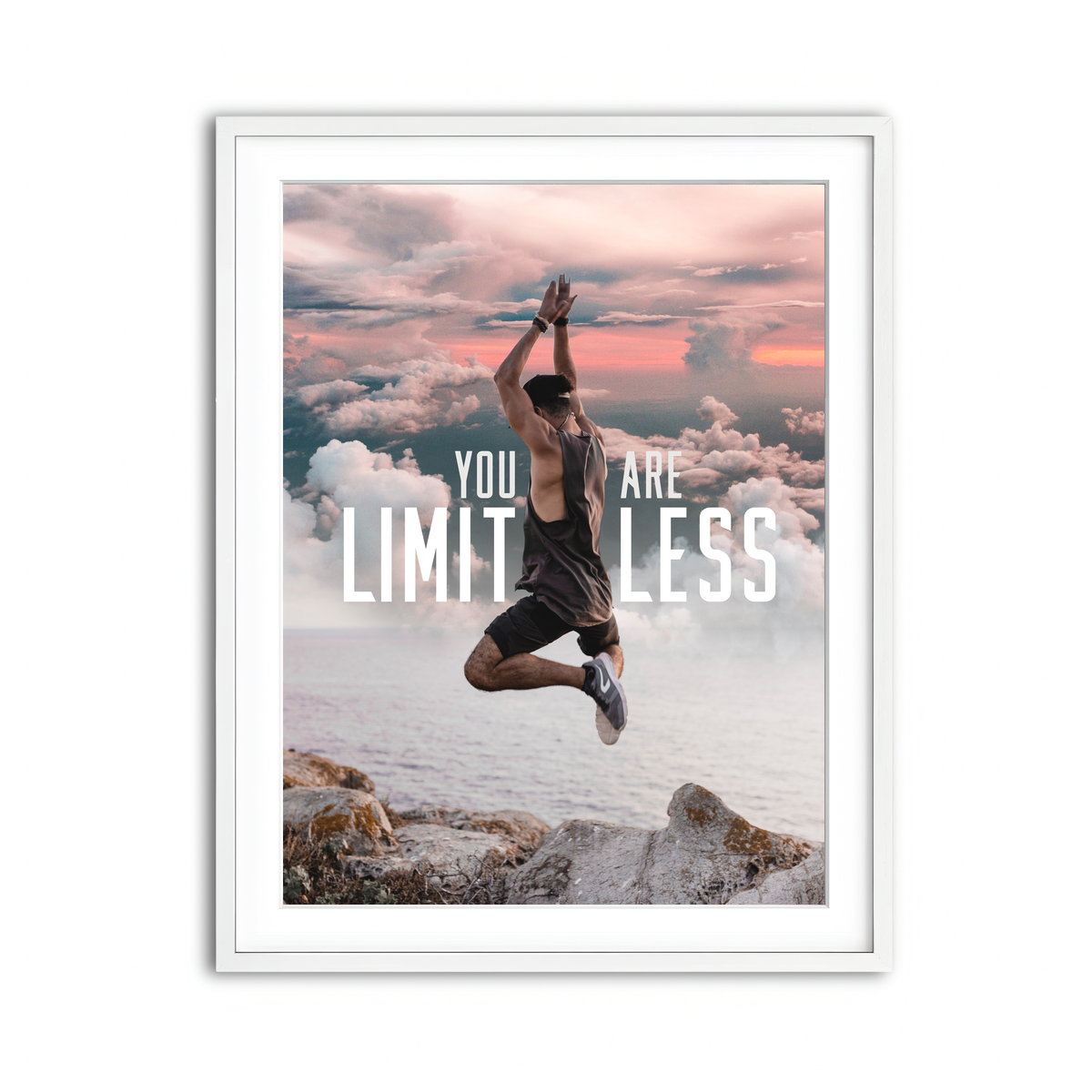Framed Print 3x4 White