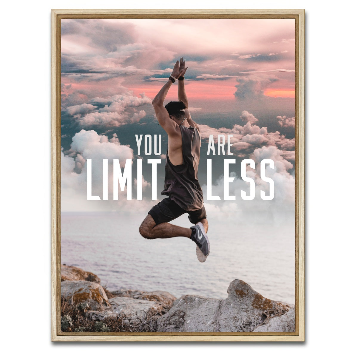AUTO-MOCKUP WHITE | Limitless | 1 Piece | Natural Framed Canvas | group=3x4