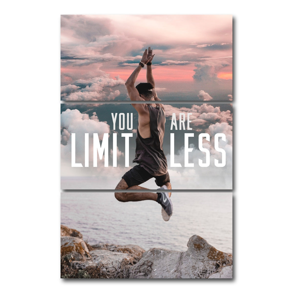 AUTO-MOCKUP WHITE | Limitless | 3 Piece | Gallery Wrap Canvas | group=12x24_stacked