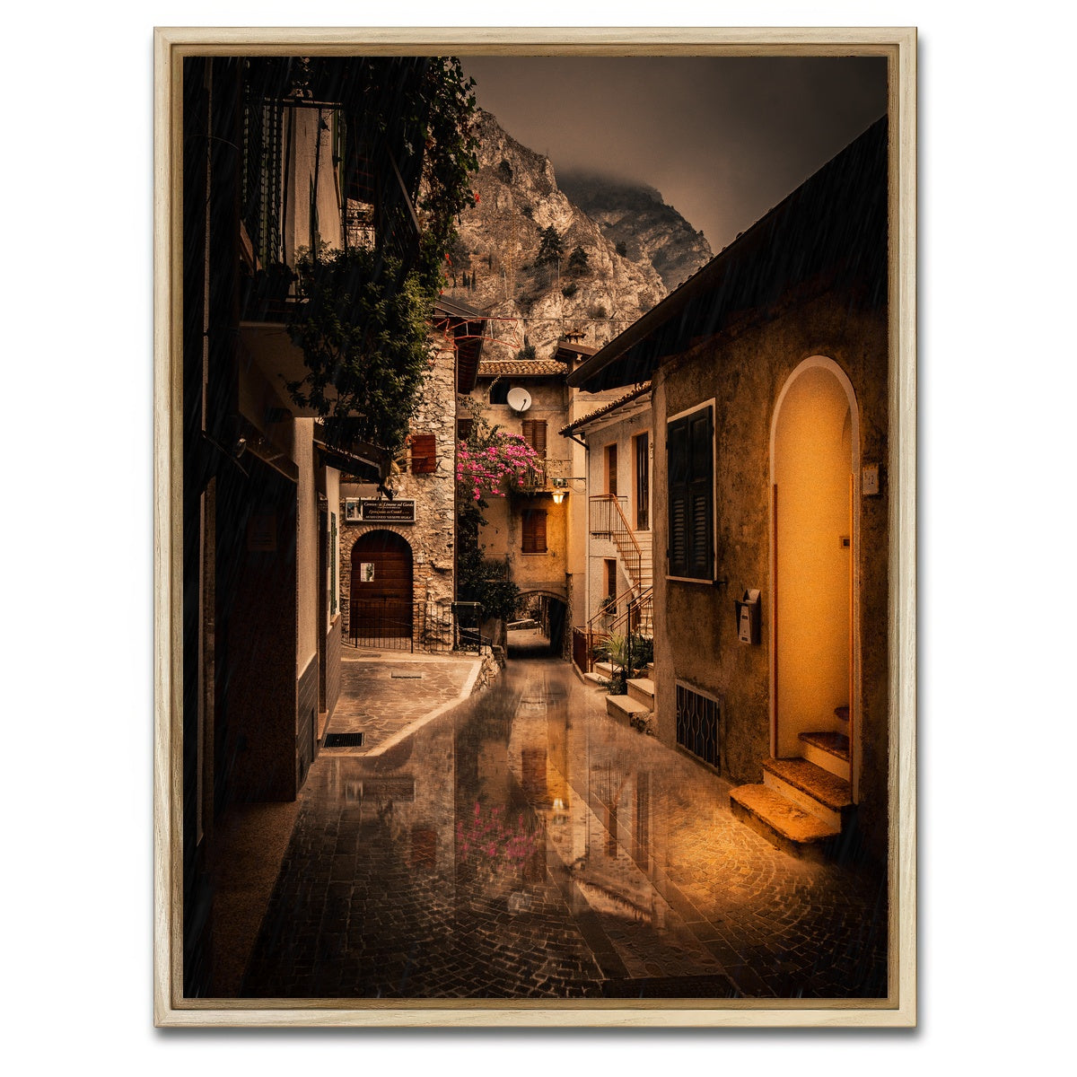 AUTO-MOCKUP WHITE | Limone sul Garda | 1 Piece | Natural Framed Canvas | group=3x4