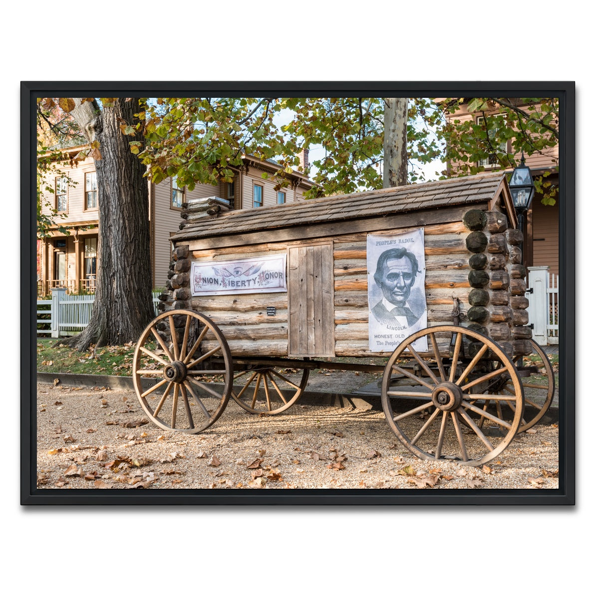 AUTO-MOCKUP WHITE | Lincoln Home National Historic Site | 1 Piece | Black Framed Canvas | group=4x3