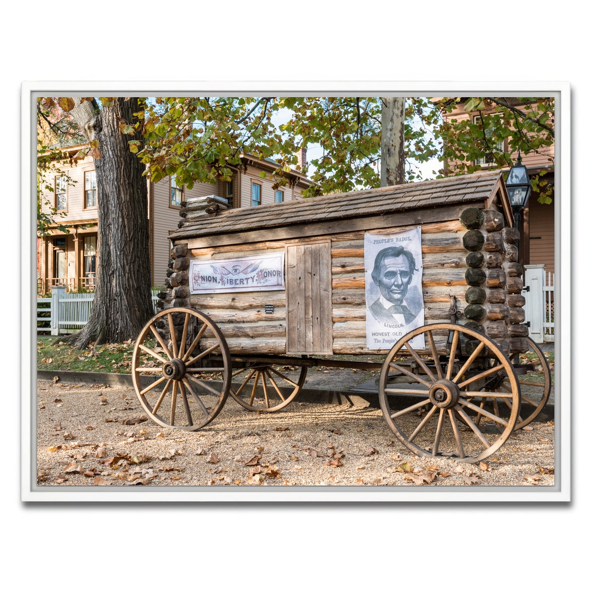 AUTO-MOCKUP WHITE | Lincoln Home National Historic Site | 1 Piece | White Framed Canvas | group=4x3