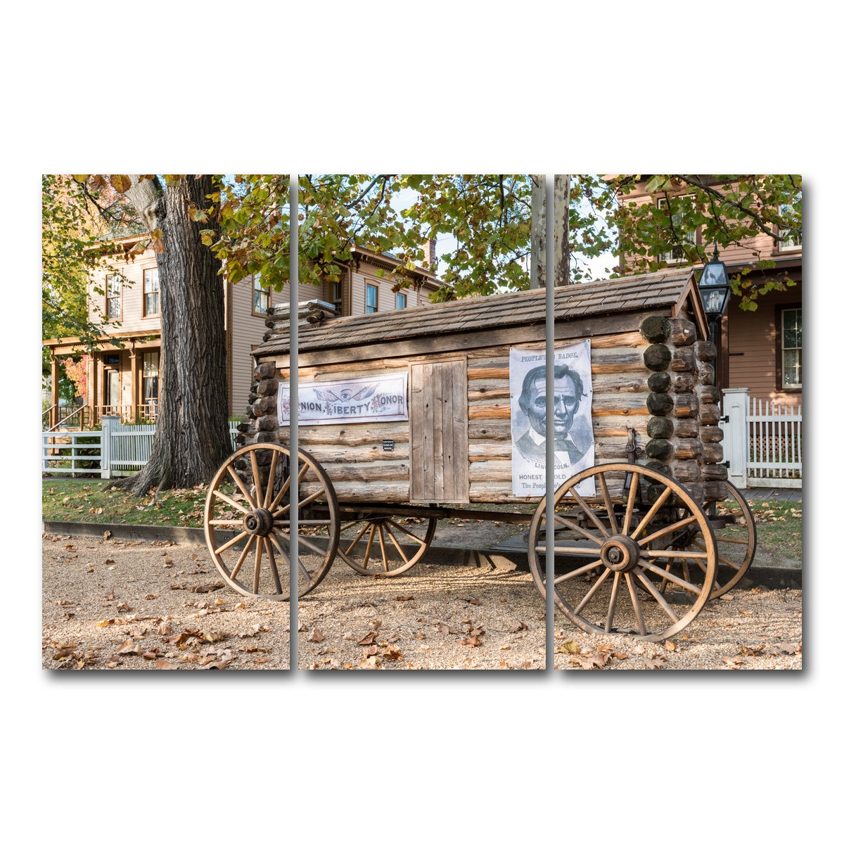 AUTO-MOCKUP WHITE | Lincoln Home National Historic Site | 3 Piece | Gallery Wrap Canvas | group=12x24